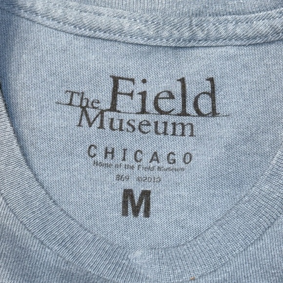 2010 Field Museum Chicago Mammoth Graphic Short Sleeve T-Shirt - Blue Unisex Med - Picture 3 of 9
